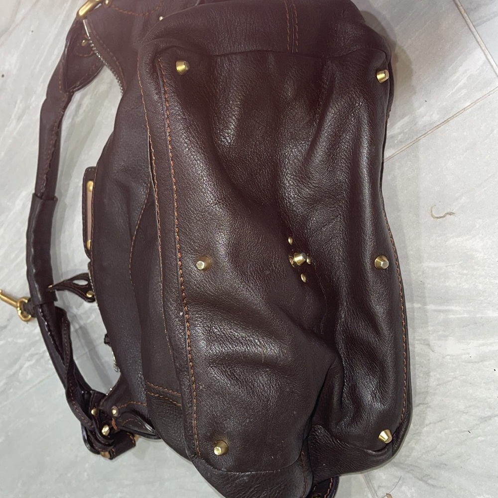 GORGEOUS   Tote bag REAL LEATHER - Picture 4 of 6